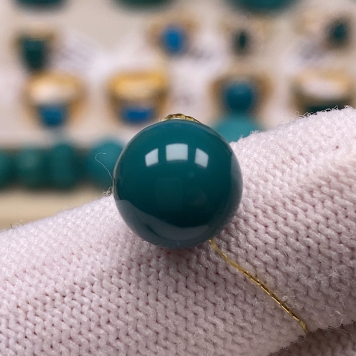 未镶嵌绿松石圆珠Aa1005//10.3mm