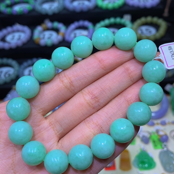 翡翠未镶嵌手链翡翠12