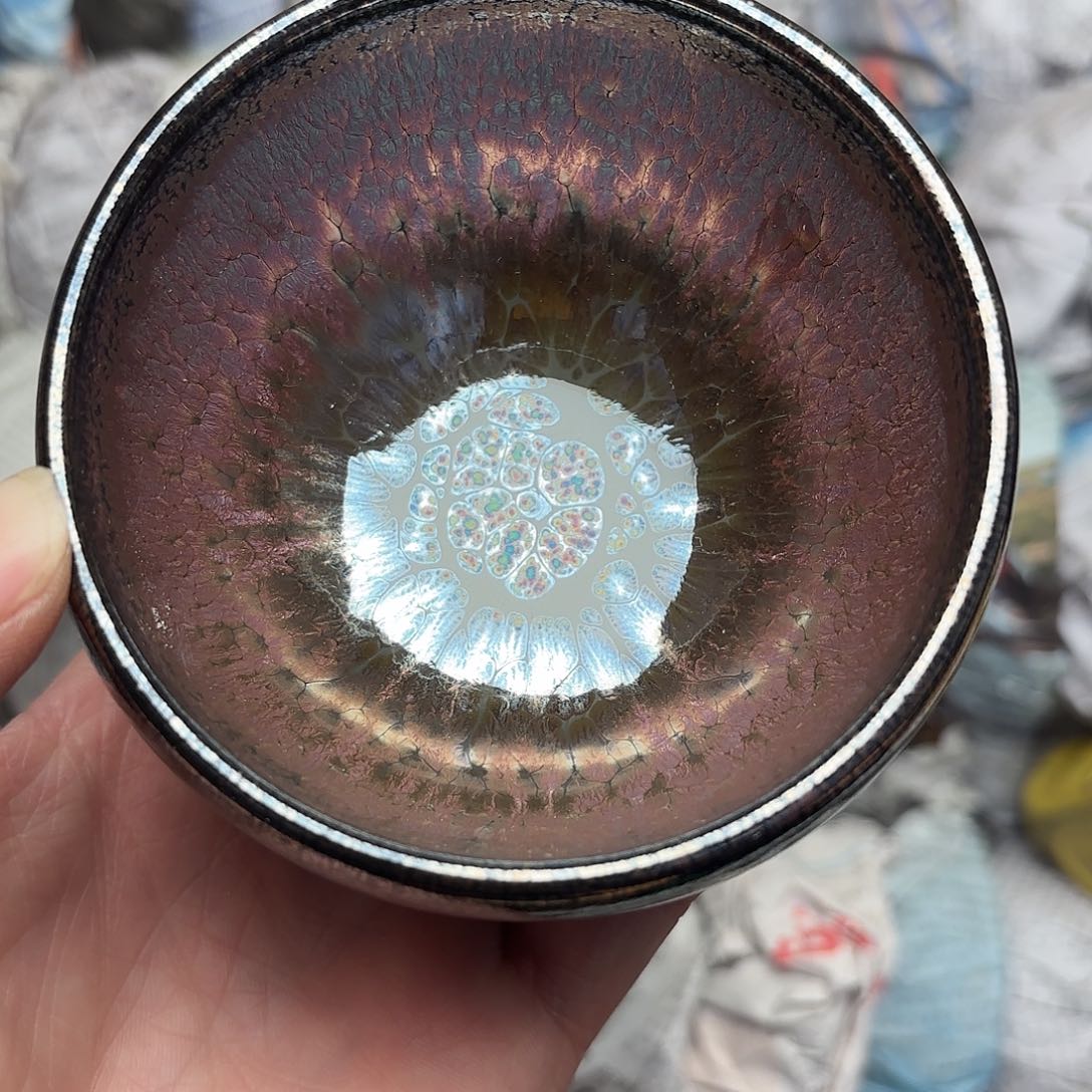 茶盏建盏主人杯一只微瑕