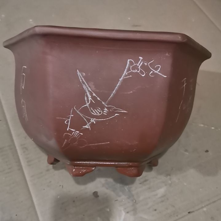 红陶浙**景透气透水花盆