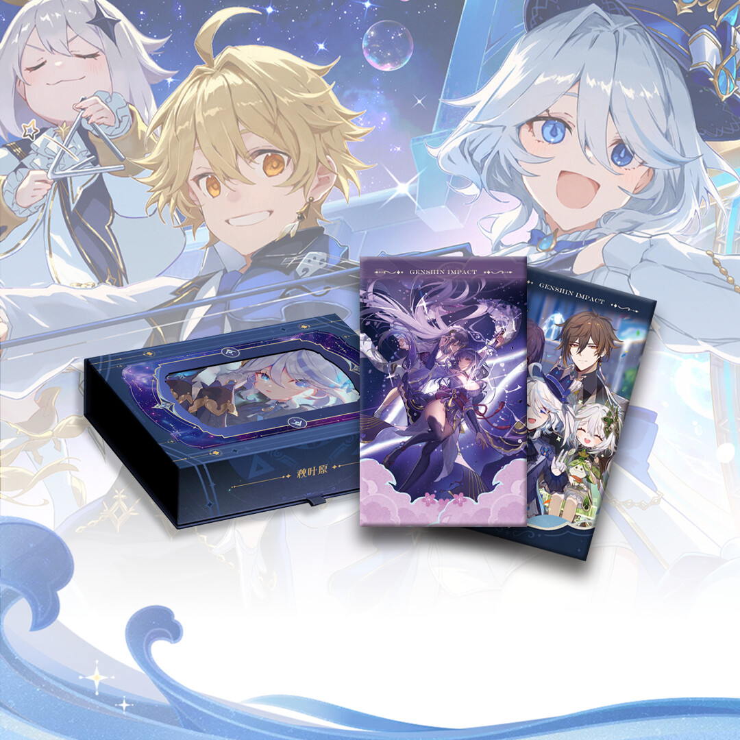 【彤彤】秋叶原 三川游艺原神同人国创第一弹收藏色纸盲盒