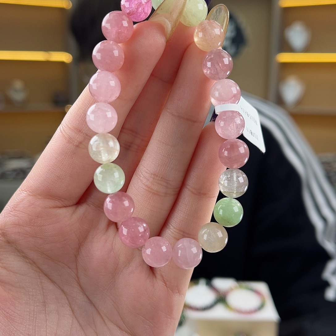 碧玺碧玺9mm（多样性发一件未镶嵌钱**宝