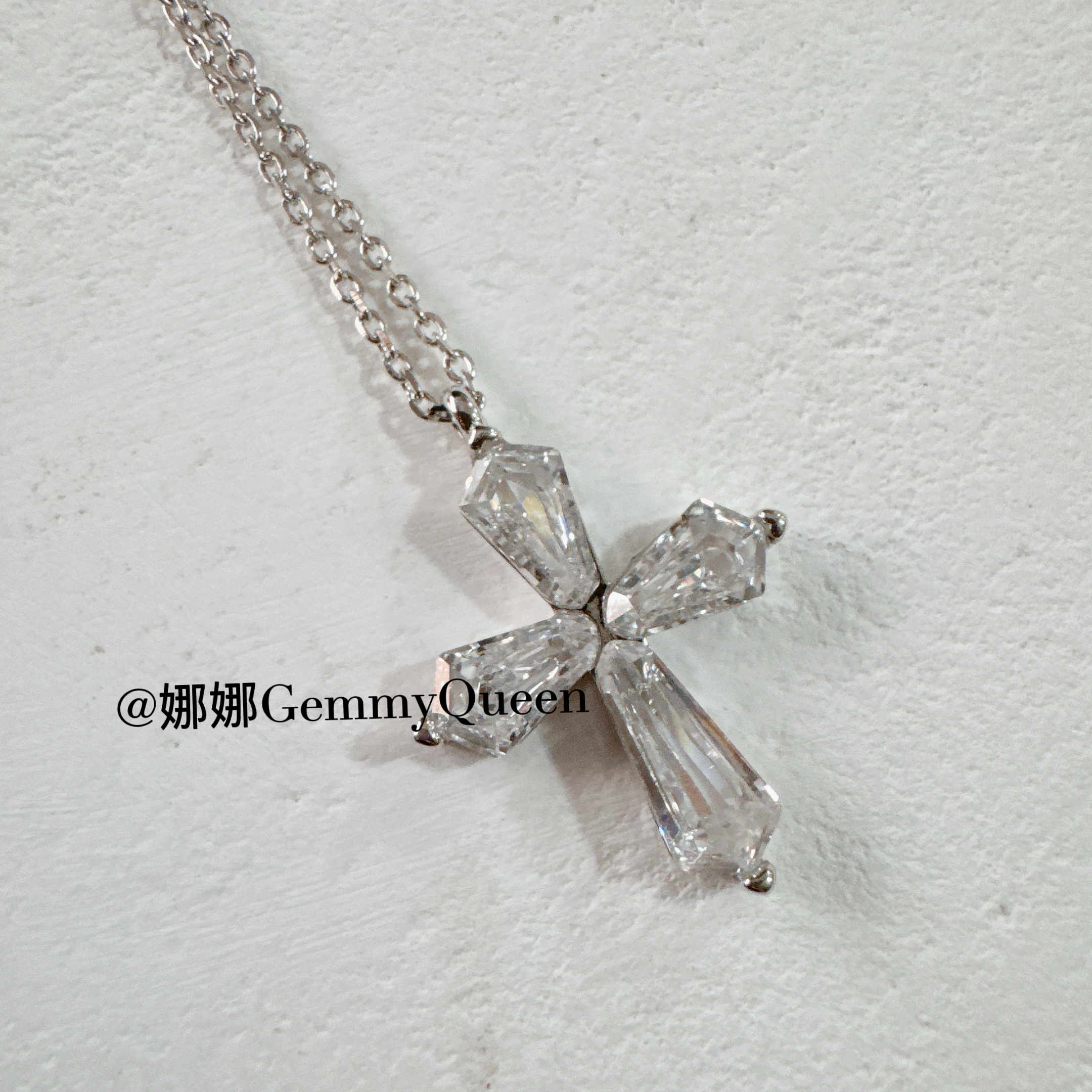 坠链均925银合成锆石 娜娜GemmyQueen项链GQ04935