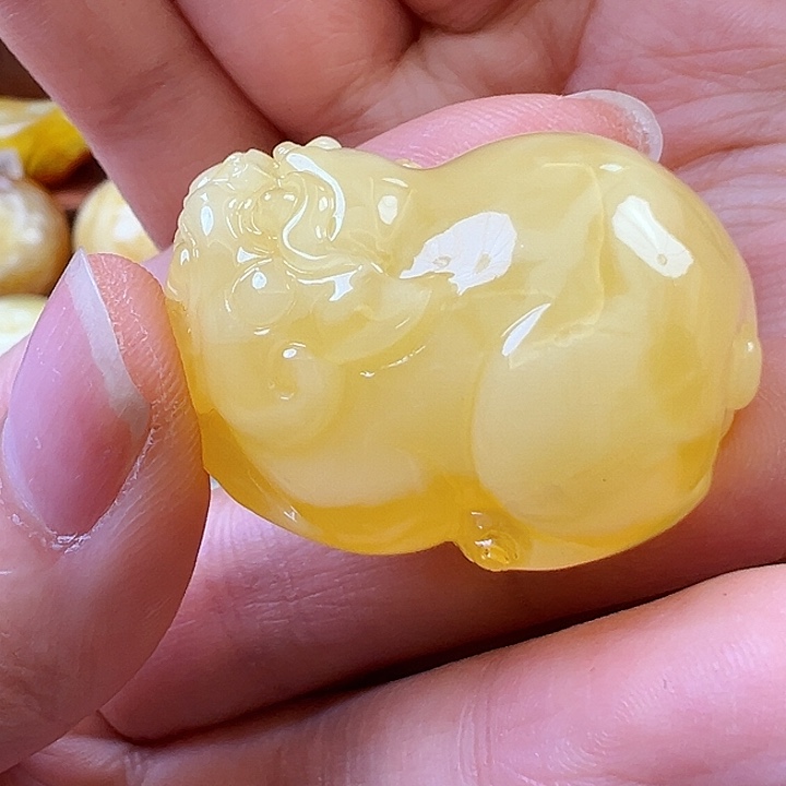 蜜蜡颈饰未镶嵌蜜蜡