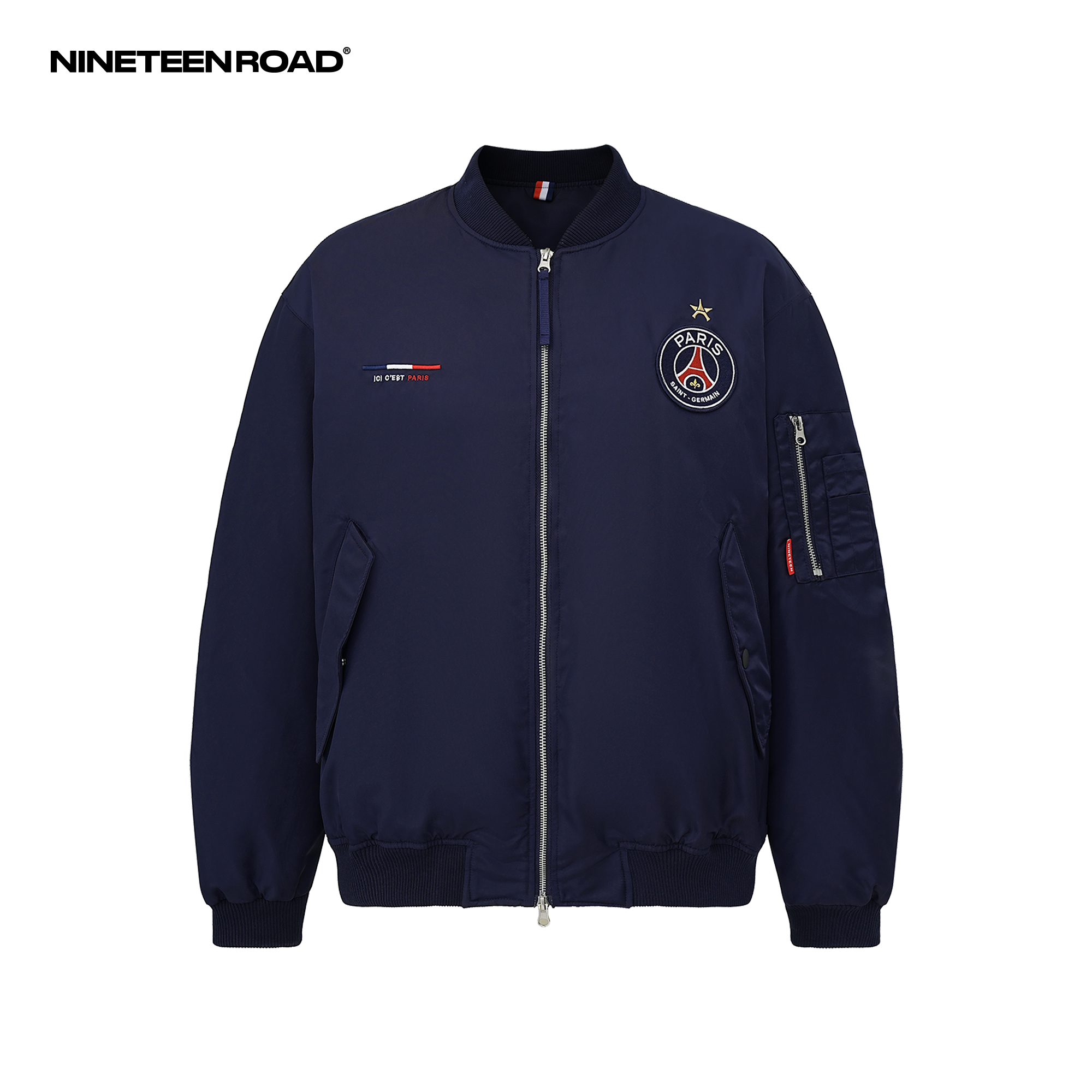 【PSJ】--欧冠之巅-巴黎圣日耳曼-潮流原创宽松夹克飞行服--羽绒服