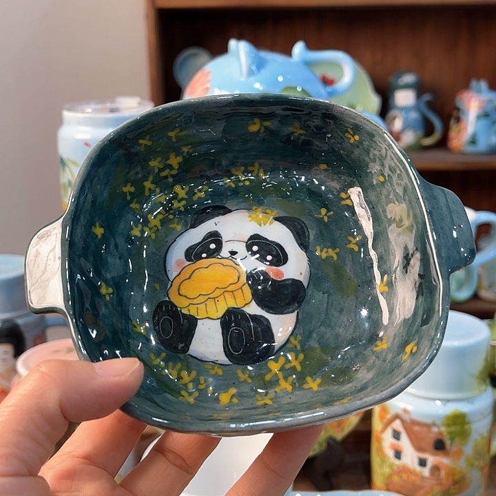 陶景德镇釉下手绘陶瓷