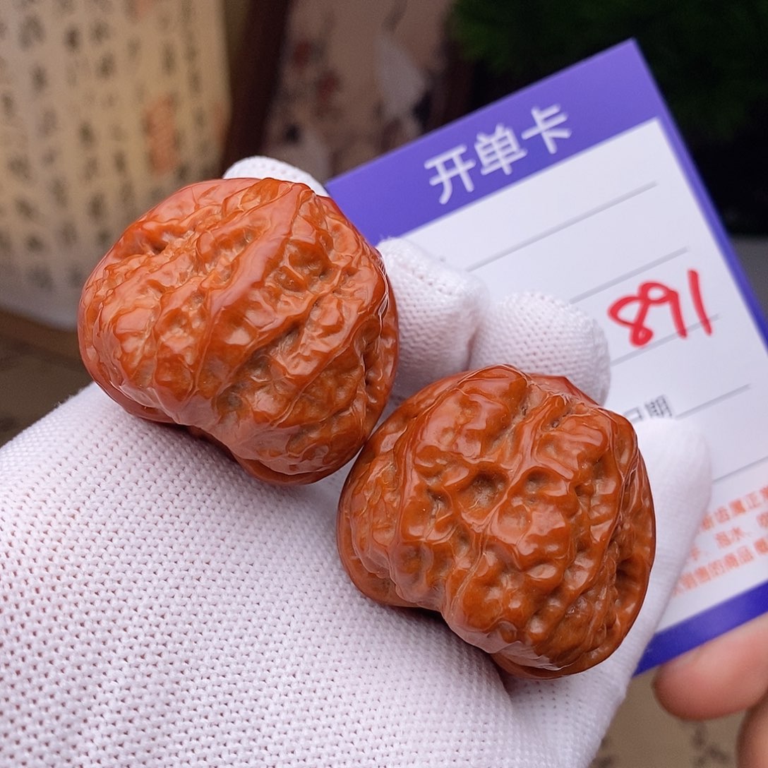 文玩核桃把件38蛤蟆头891