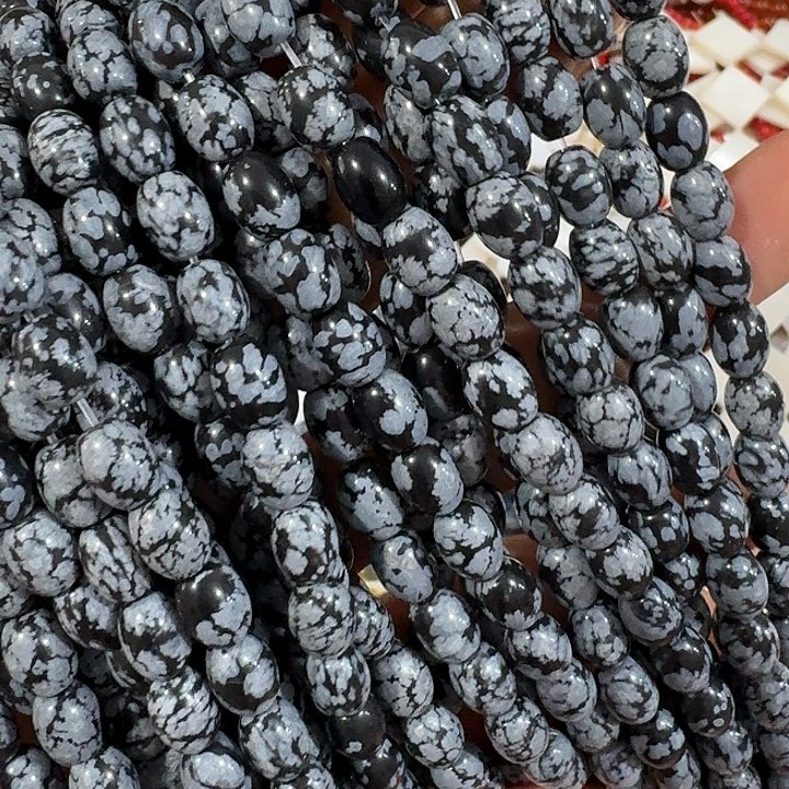 玛瑙/玉髓合金珠宝半成品一条雪花小桶珠