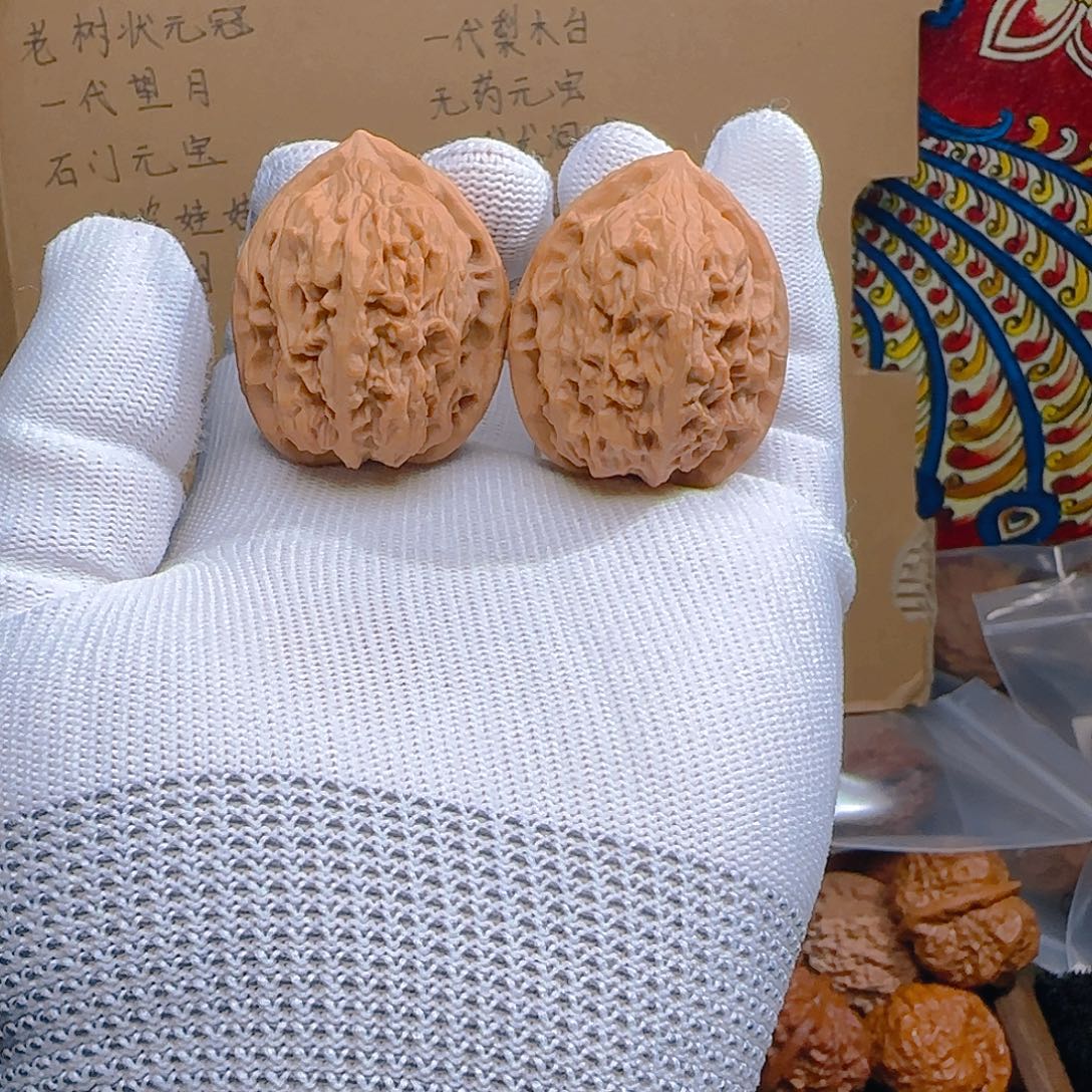 吊坠文玩核桃野生原树承德玉玺