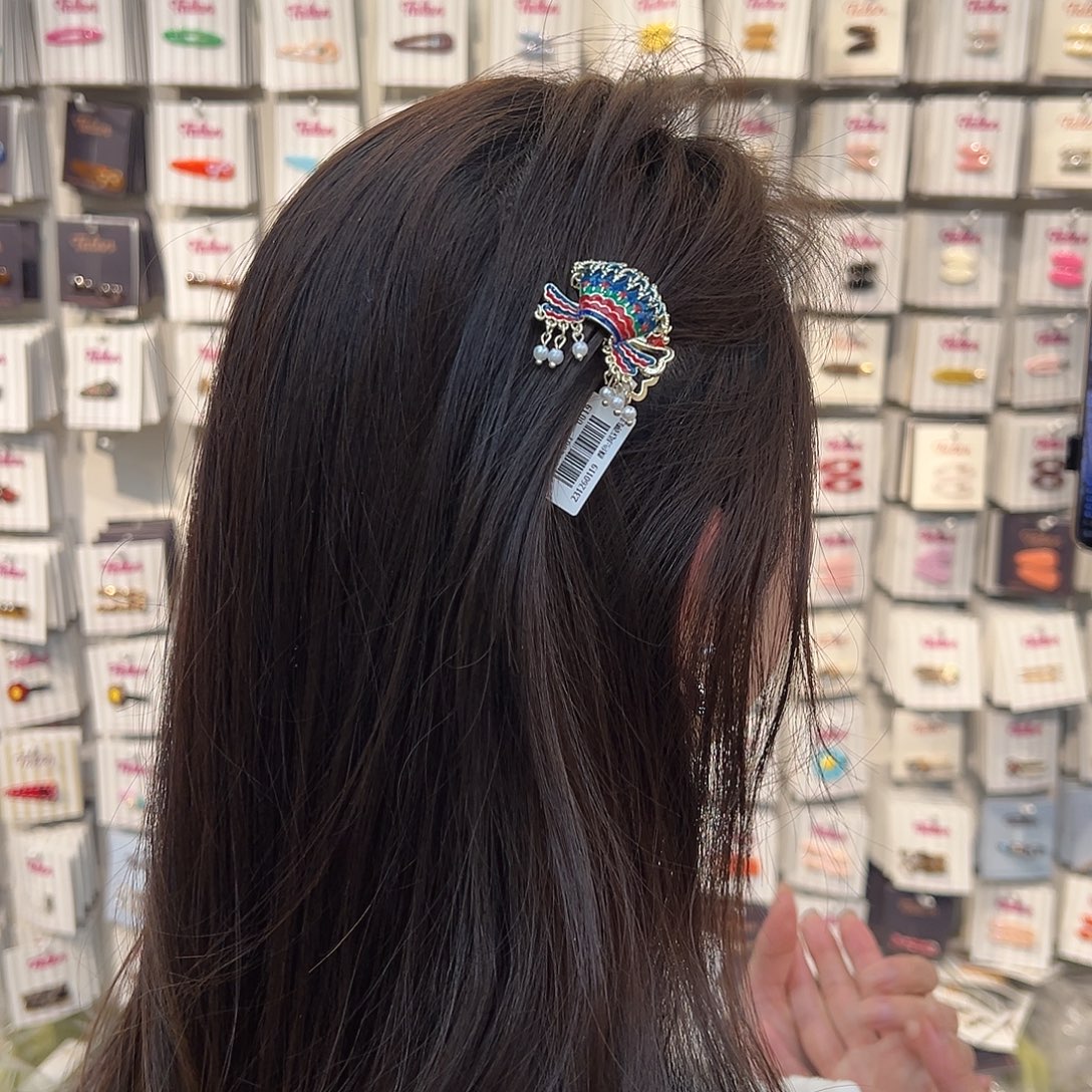 布艺铁合金鸭夹哦