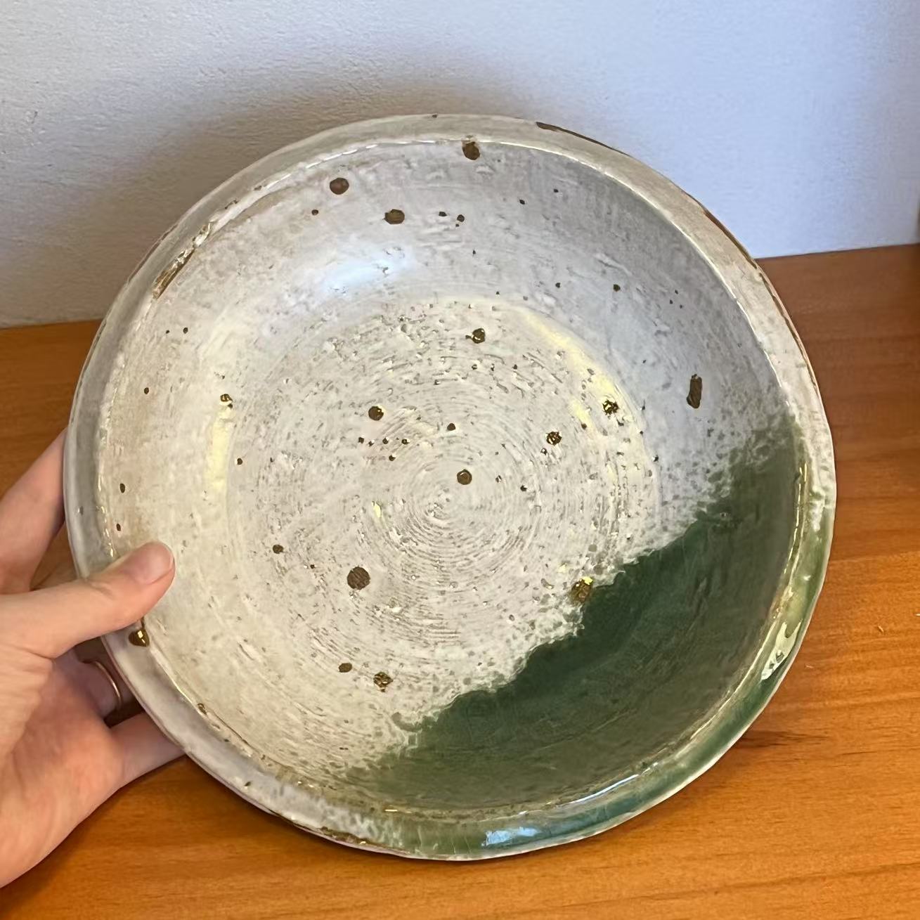 《食野》荷叶系列 卷边盘