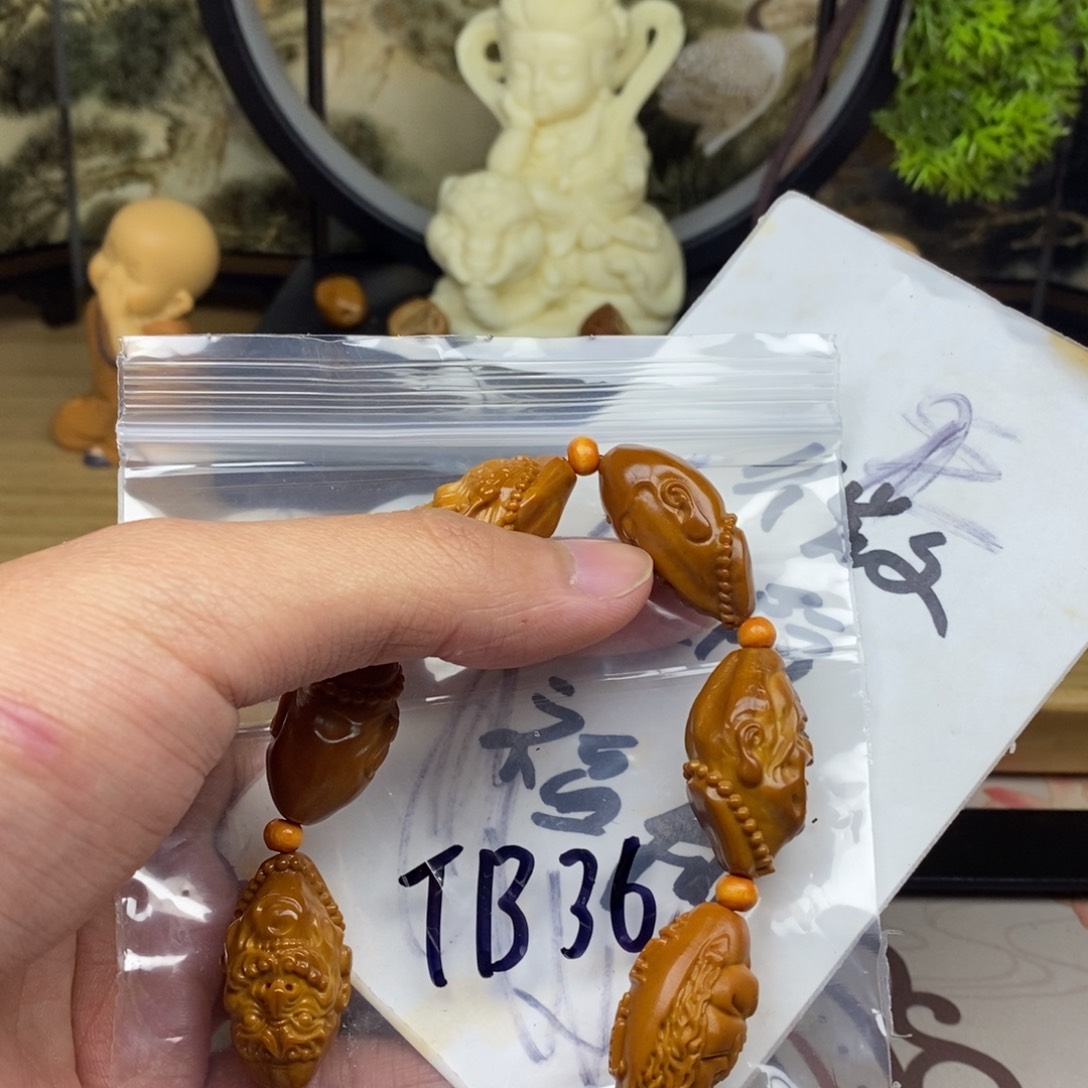 橄榄核手串/手链橄榄核雕工艺手串