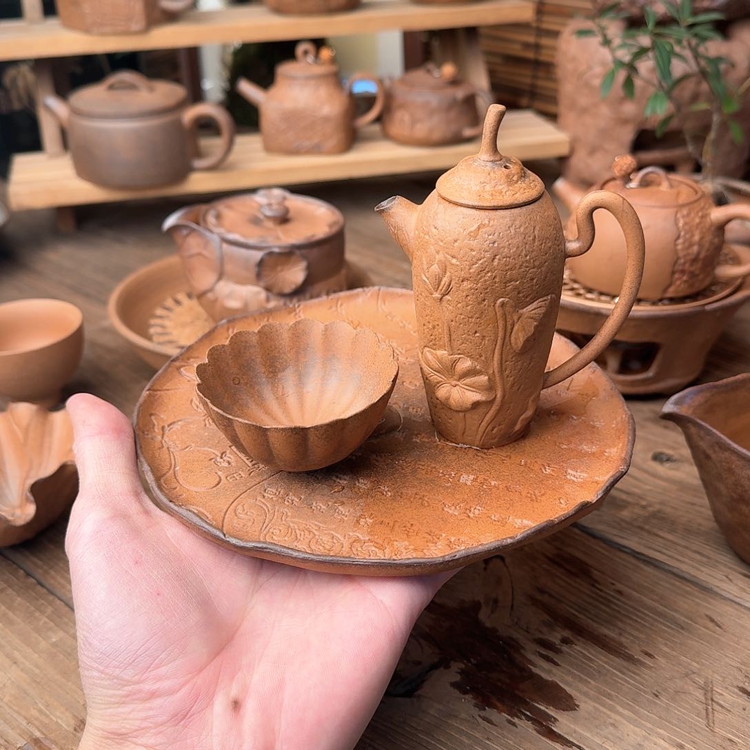 原矿老岩泥茶器系列