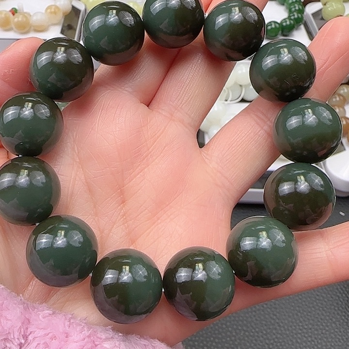 和田玉手串未镶嵌