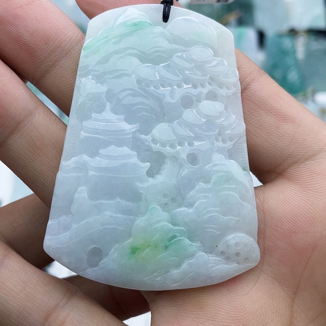 颈饰未镶嵌翡翠翡翠