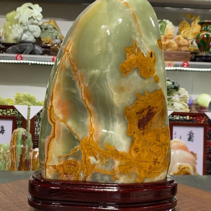 石材海**焰家居摆件 奇石摆件