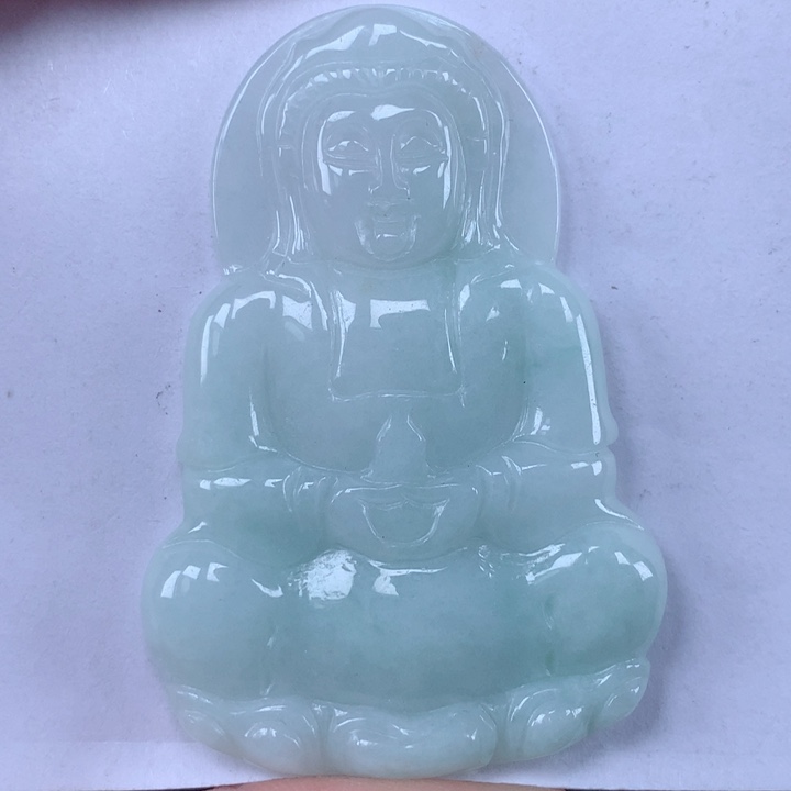 颈饰未镶嵌翡翠观音