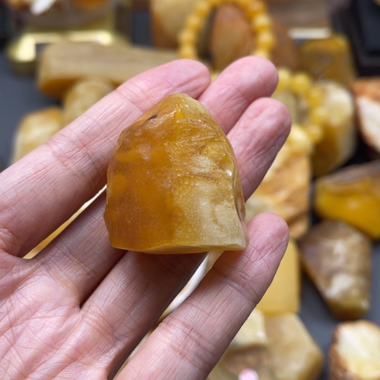 【闪购商品】未镶嵌定制琥珀天然琥珀蜜蜡原石定制