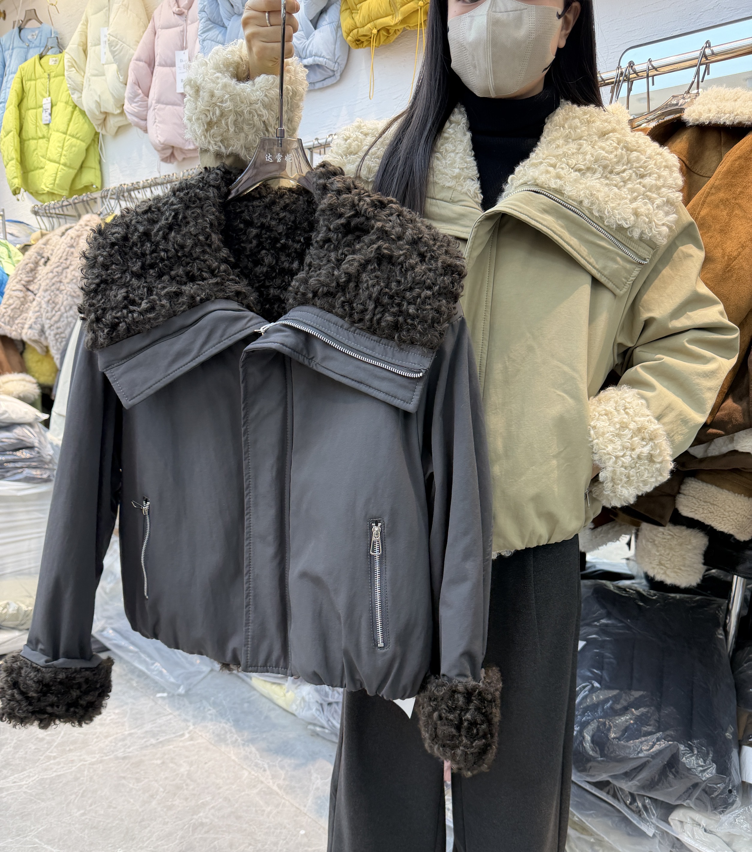 法夏尔严选厚款短外套9832