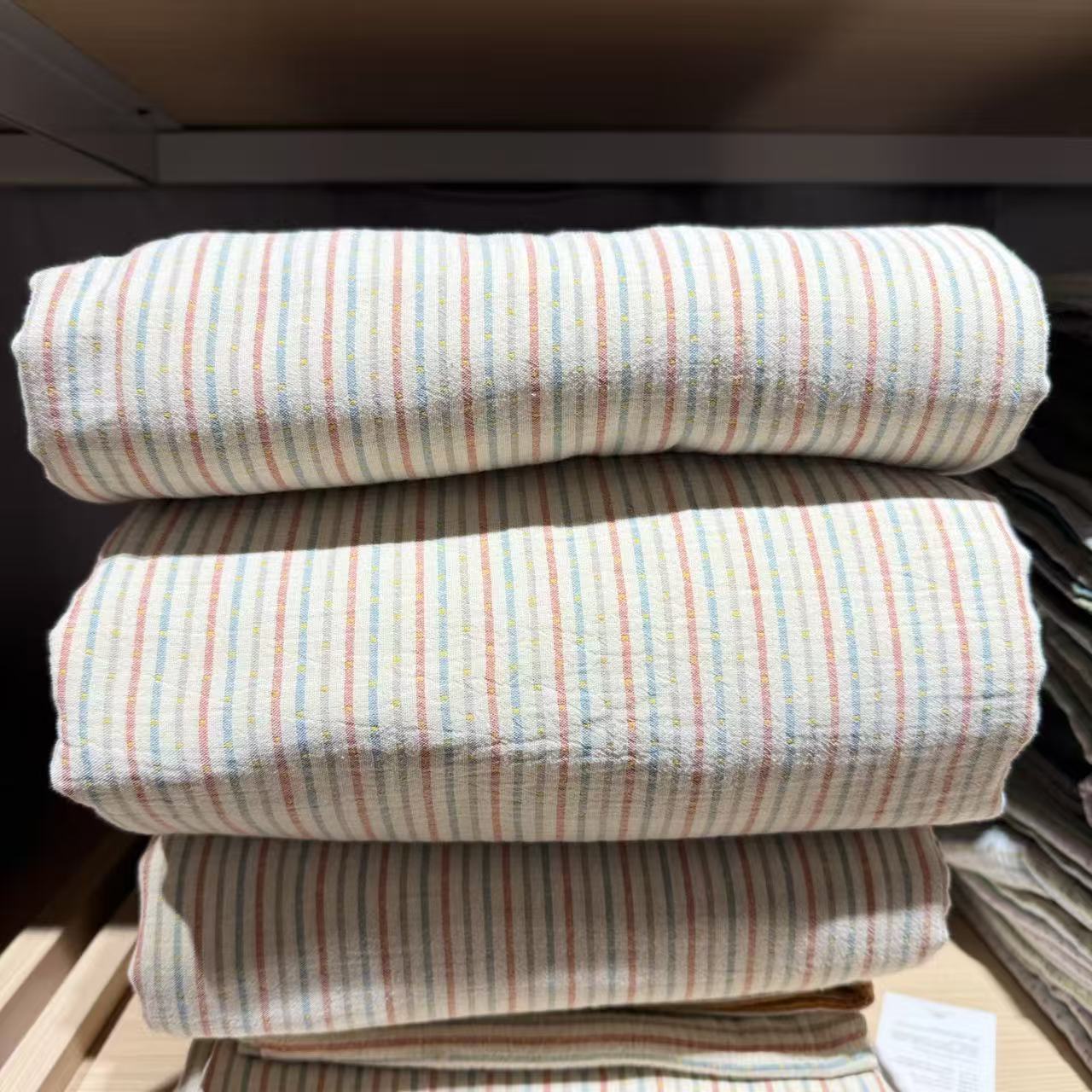  双层纱浪花四件套