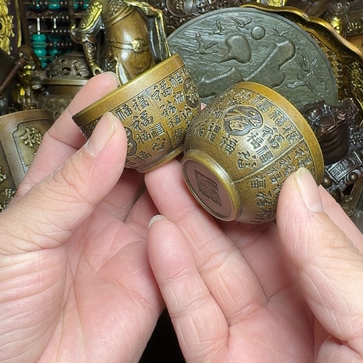 铜器摆件收收藏藏