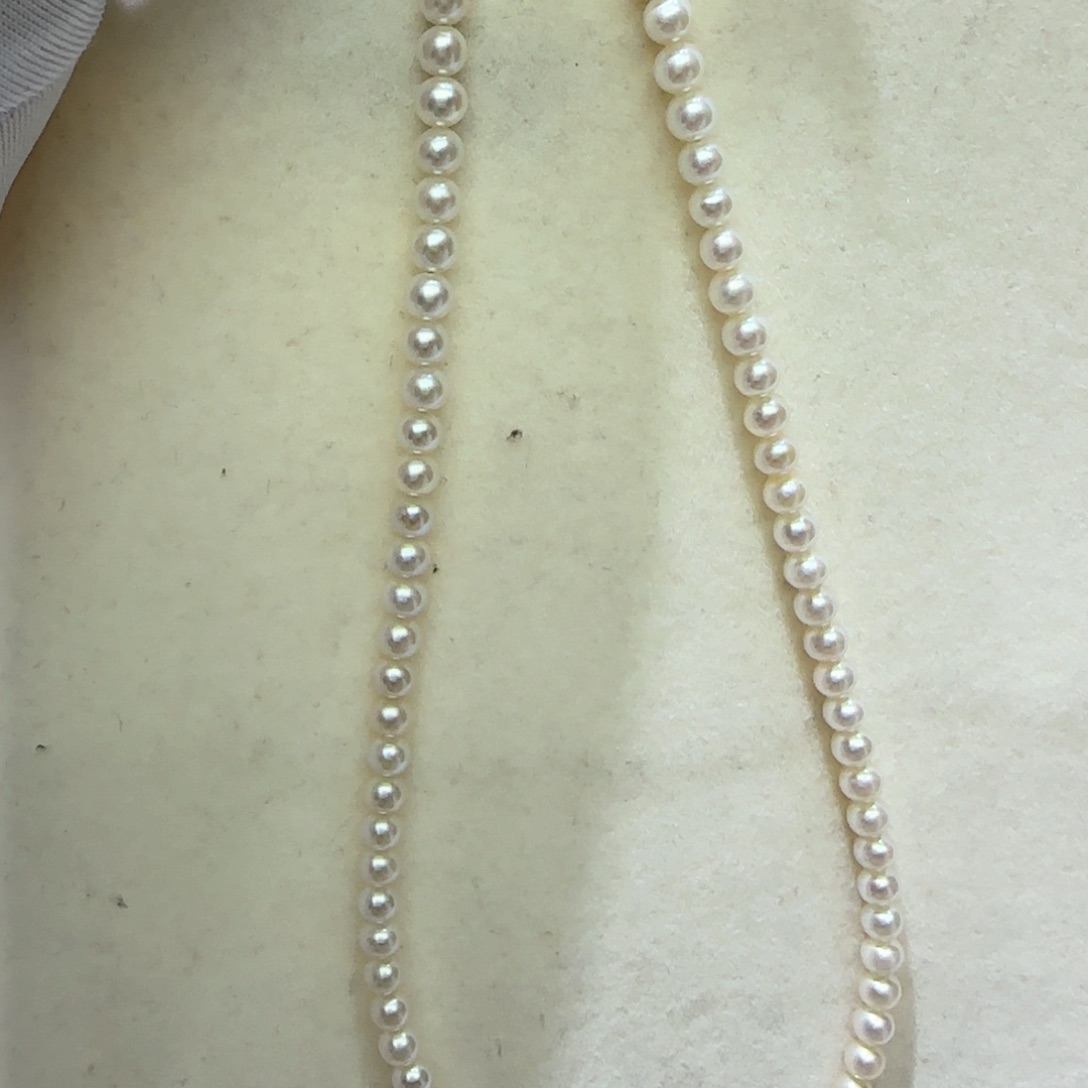 淡水珍珠颈饰未镶嵌4-5暖光