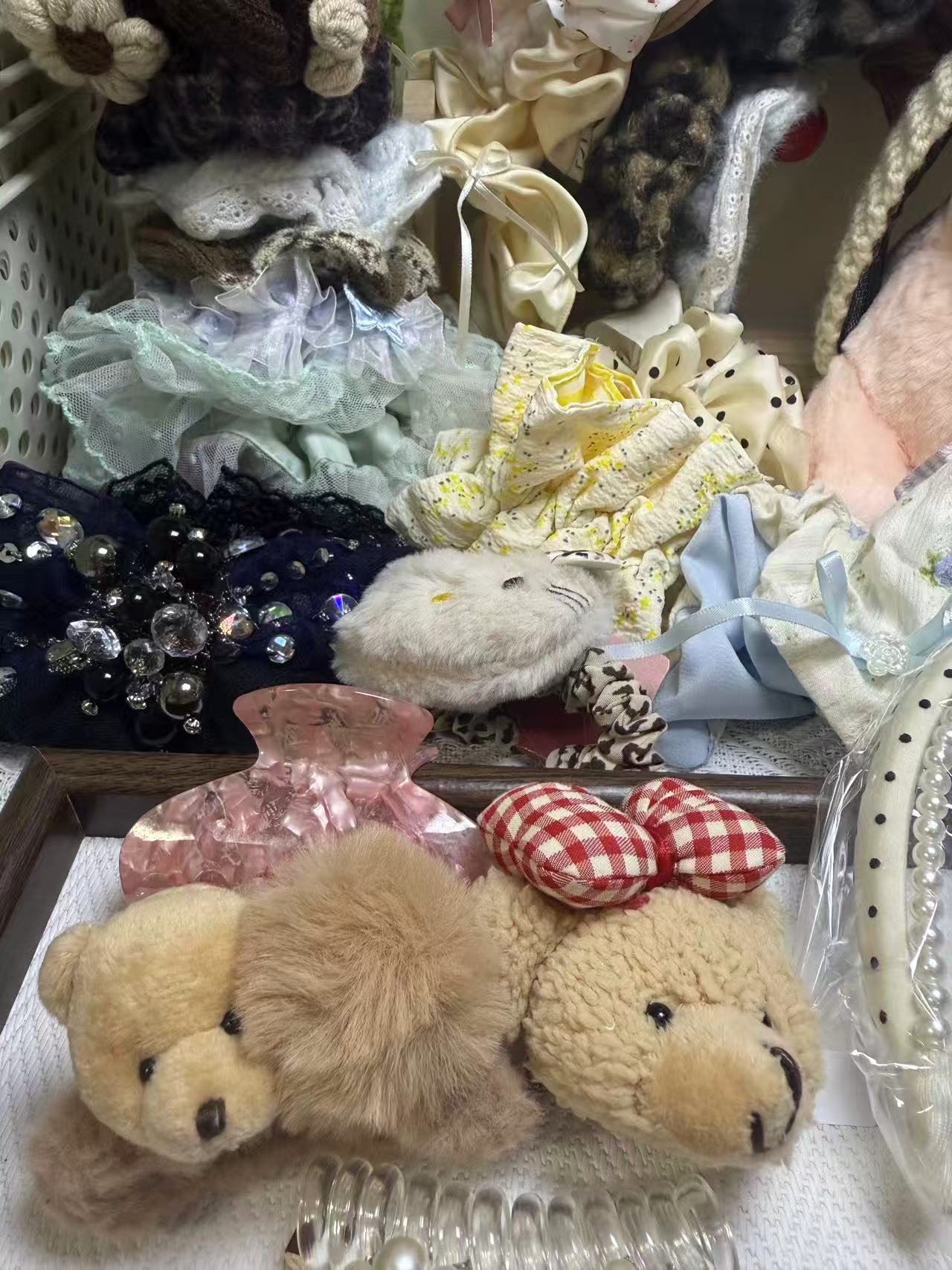 森系甜美男女通用顶夹少女风发夹可爱手工发饰韩系气质时尚时尚