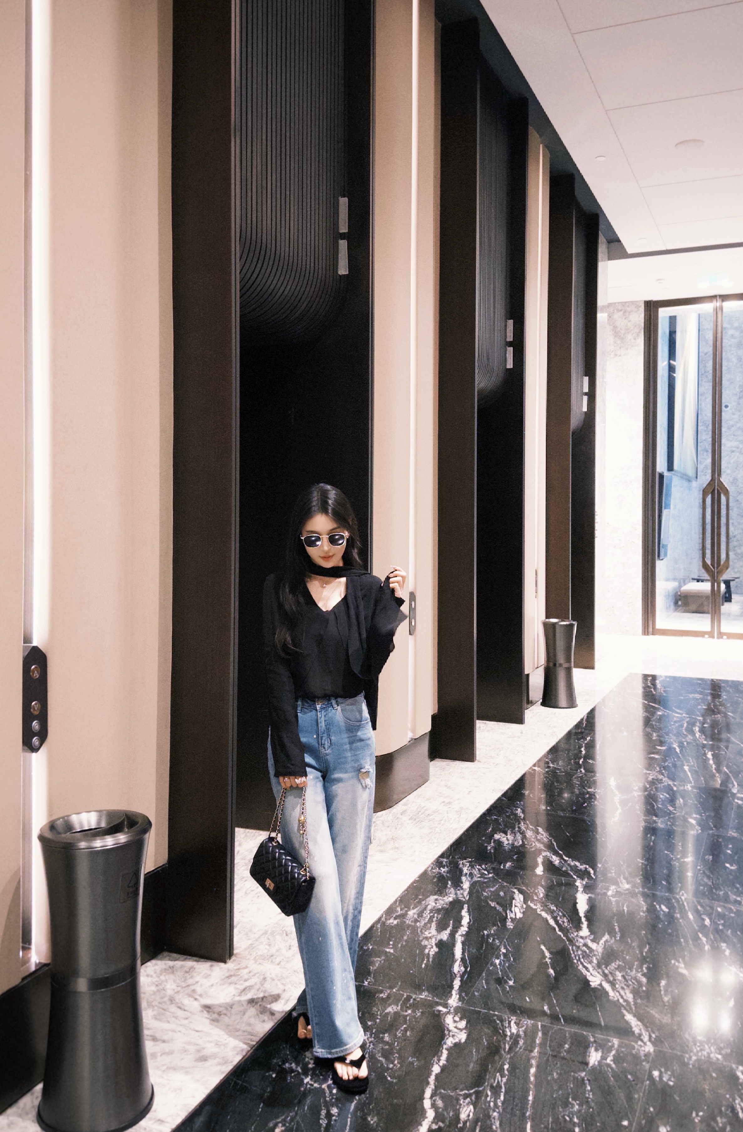 【BAGALIO】夏季飘逸 法式飘带V领上衣 2886