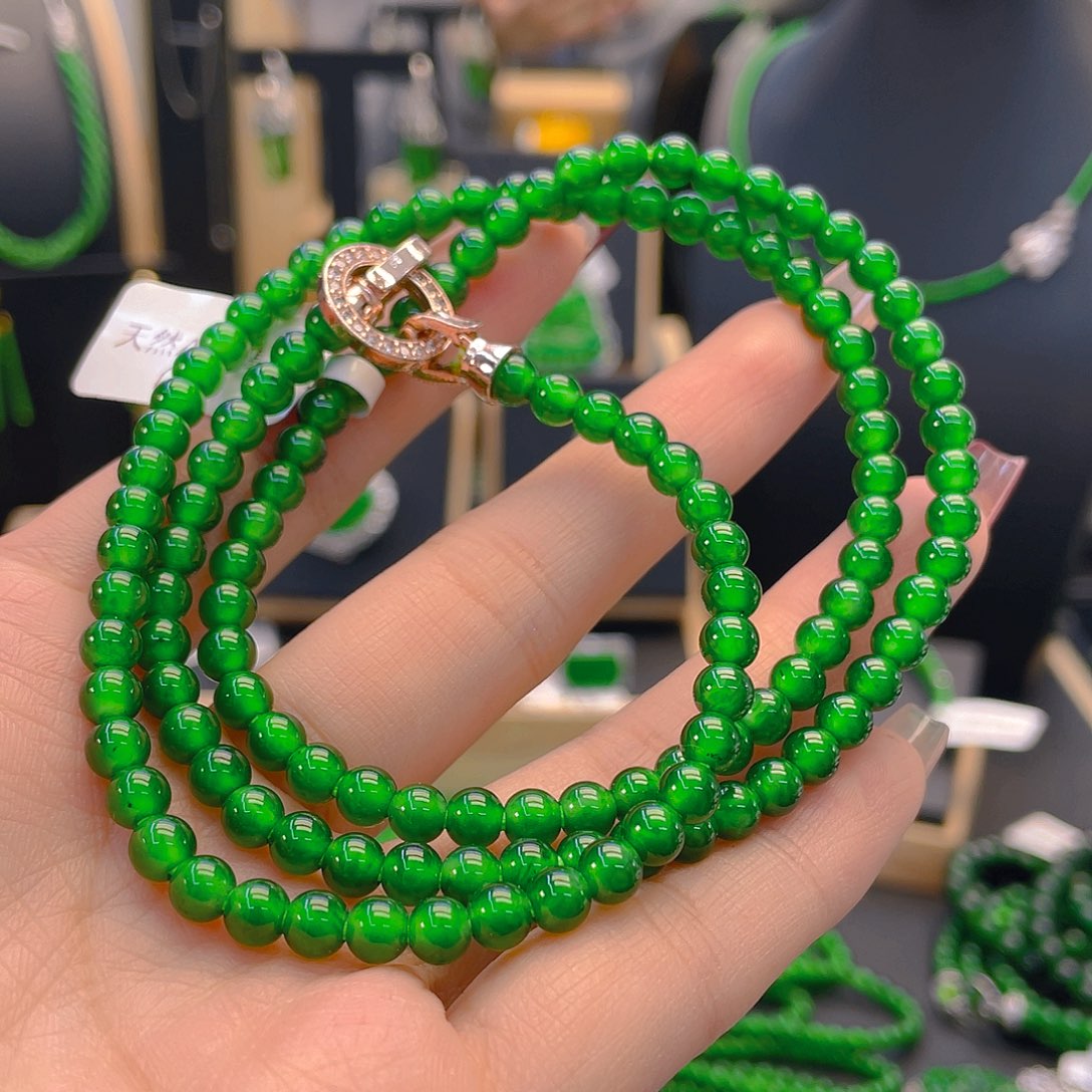 翡翠项链未镶嵌卡5