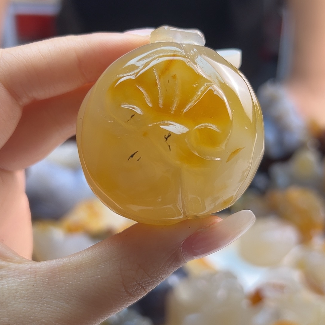 玛瑙/玉髓未镶嵌吊坠(不含链)