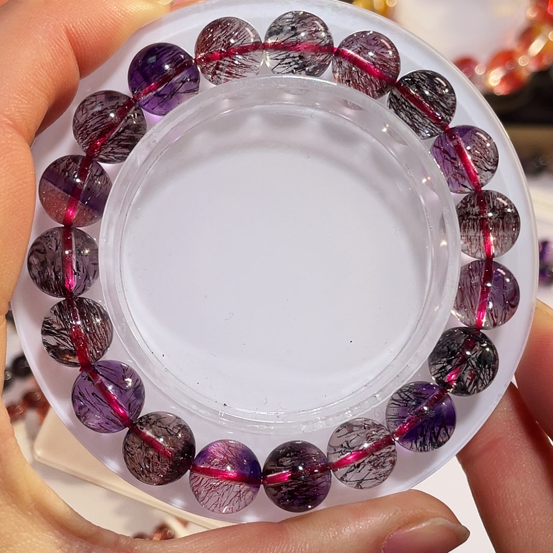 水晶手串未镶嵌手链10.5