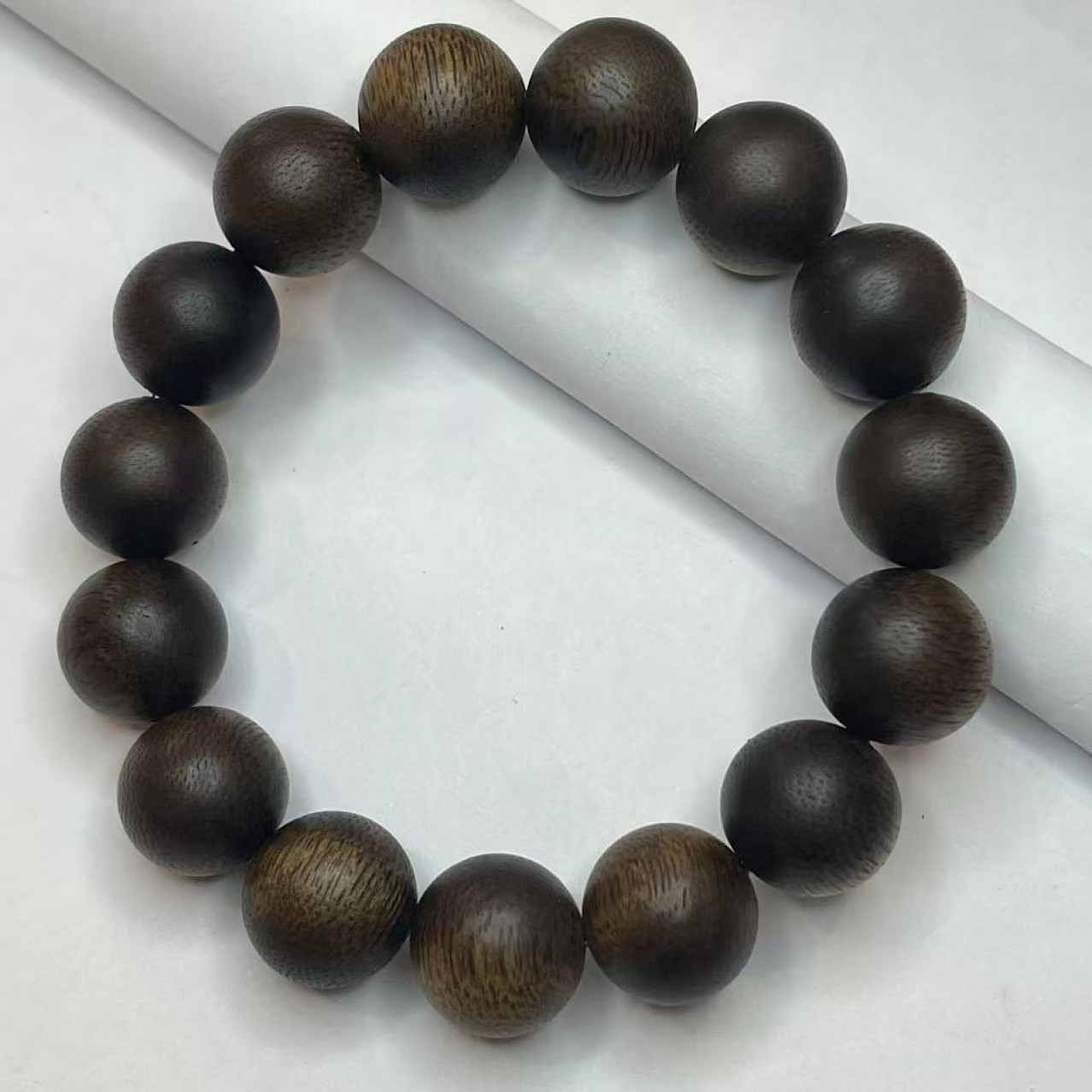 B89 越南惠安沉香药沉手串14mm