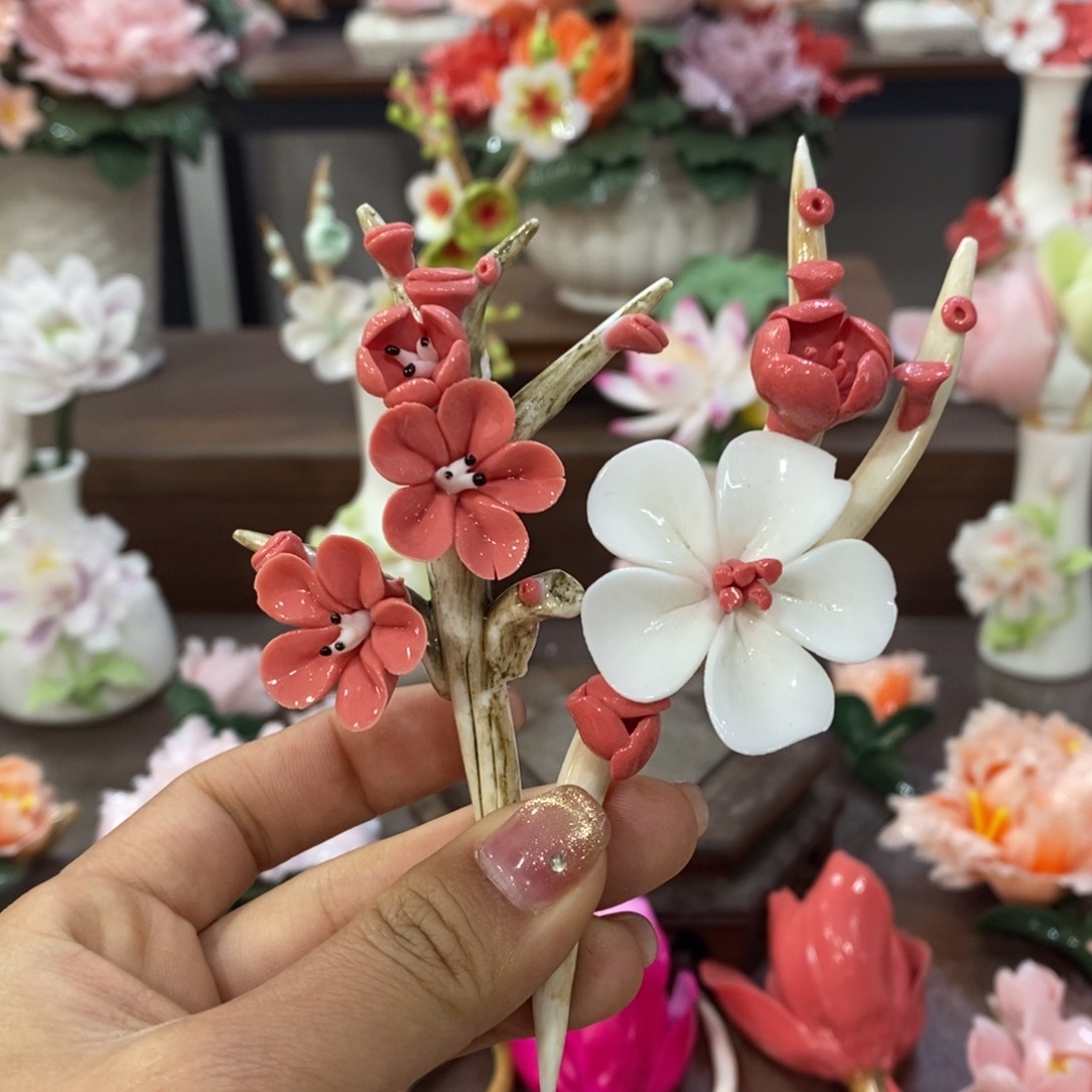 瓷片陶瓷工艺品摆件