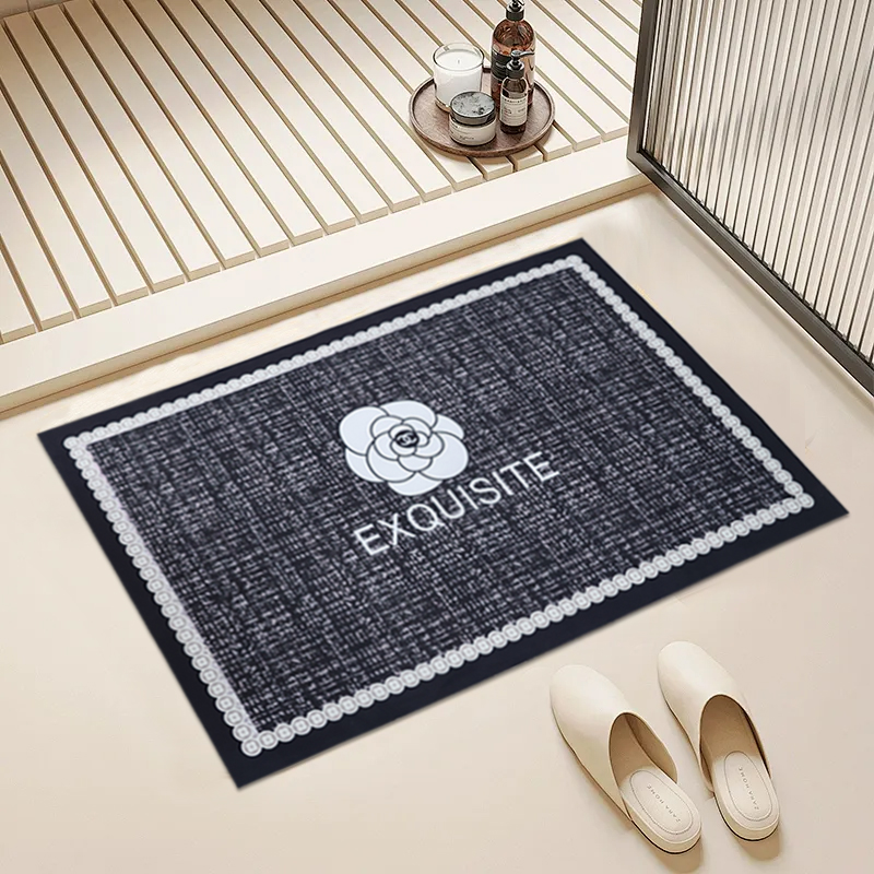 D61  雅致玫瑰轻奢格调地垫 80*120