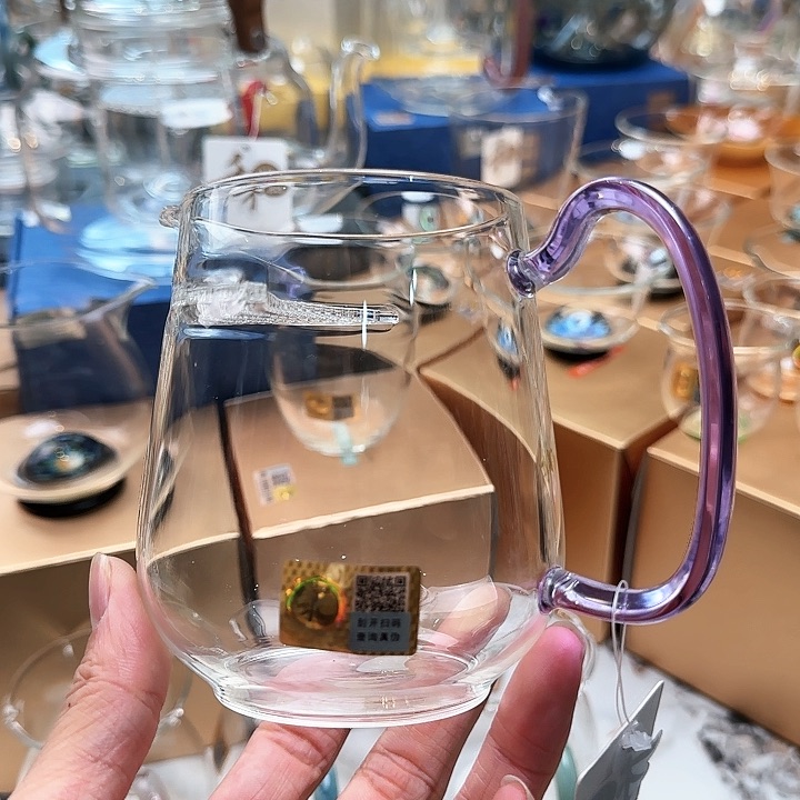 禾器浅紫色丰然煮茶器