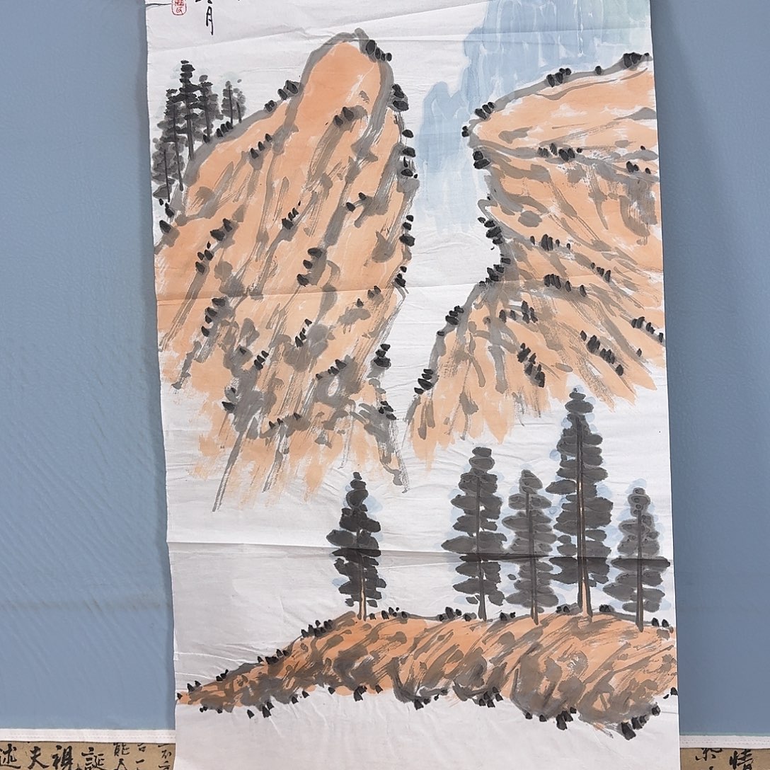 国画507 牡丹一如您的脸颊美丽