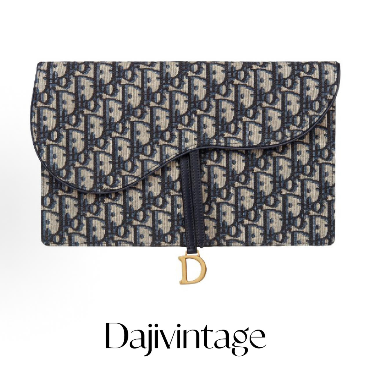 大吉中古/Dior迪奥马鞍中号信封斜挎包