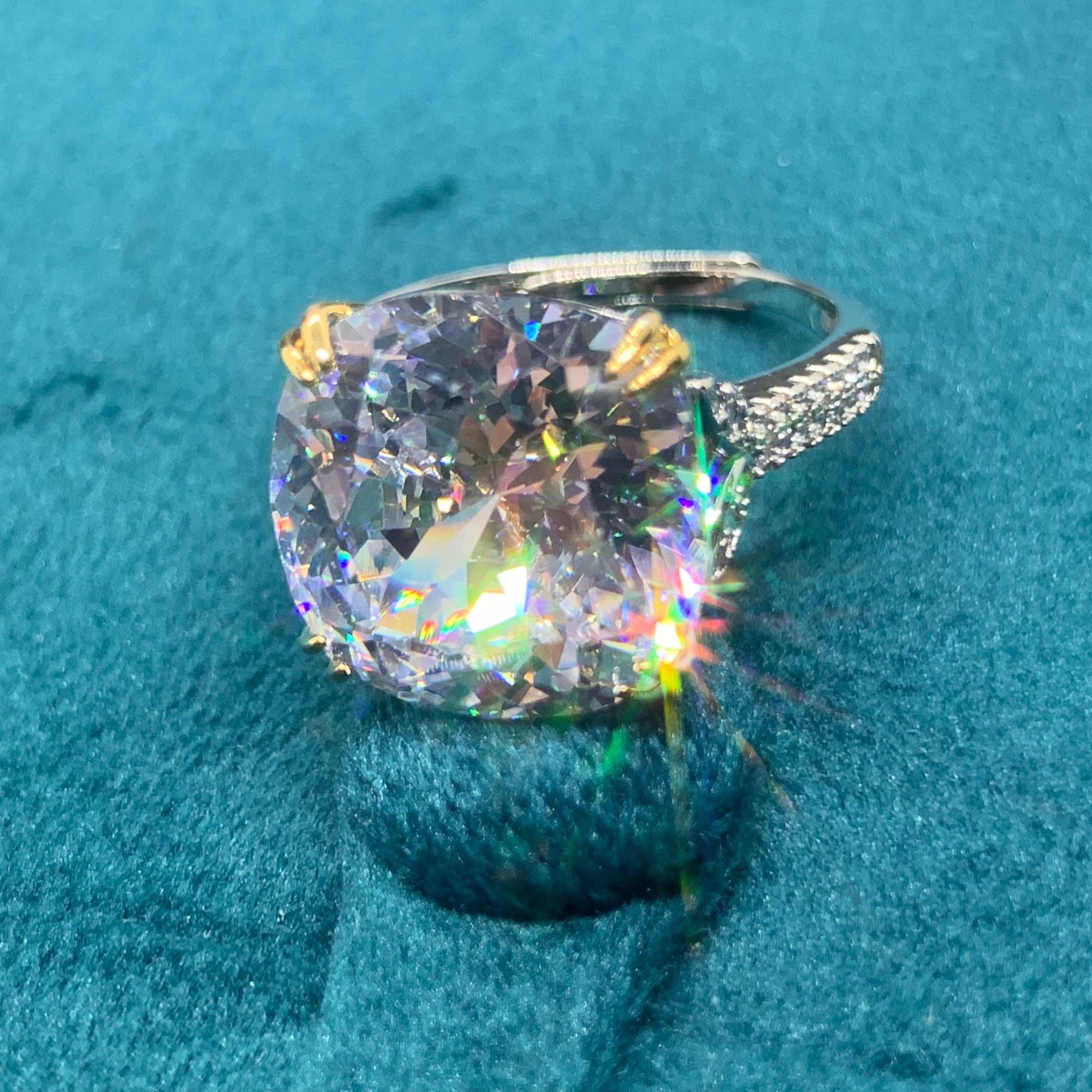 【南非库里南】NFKLN 高端奢华定制 璀璨四爪戒指 167