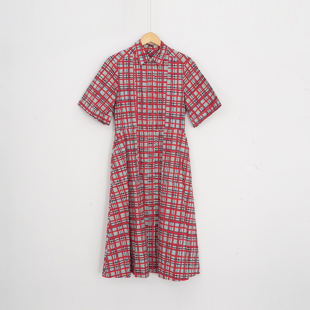 99新 BURBERRY/博柏利 棉/TH0347/连衣裙/42码