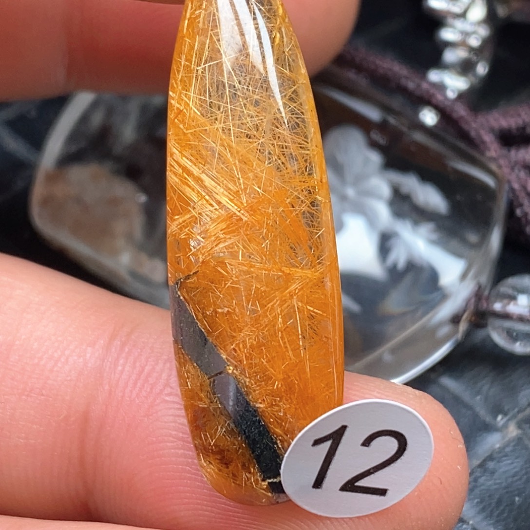 长***食水晶未镶嵌颈饰水晶