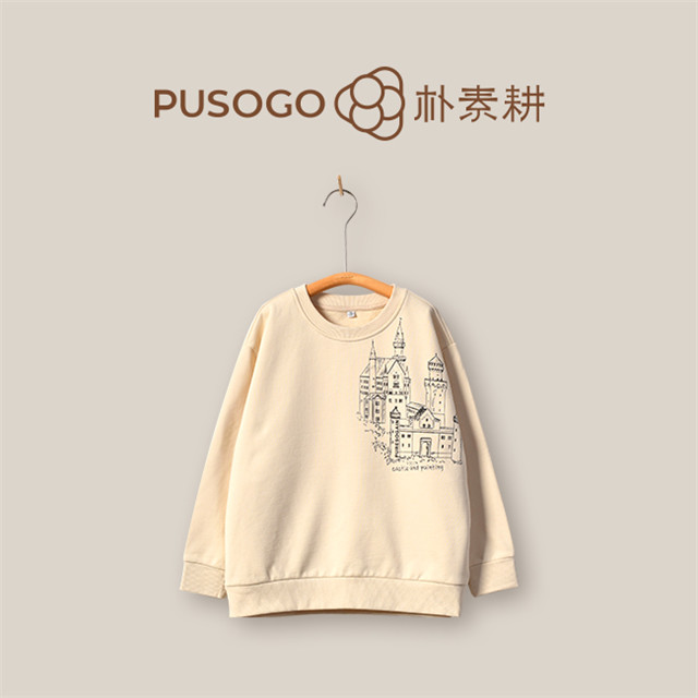 FS04朴素耕儿童城堡卫衣