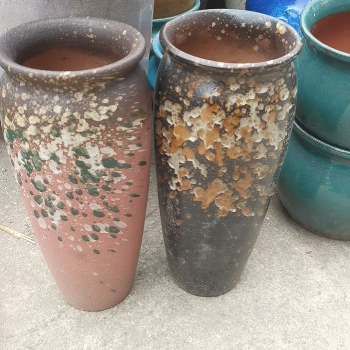 红陶口13高31瑕疵两个