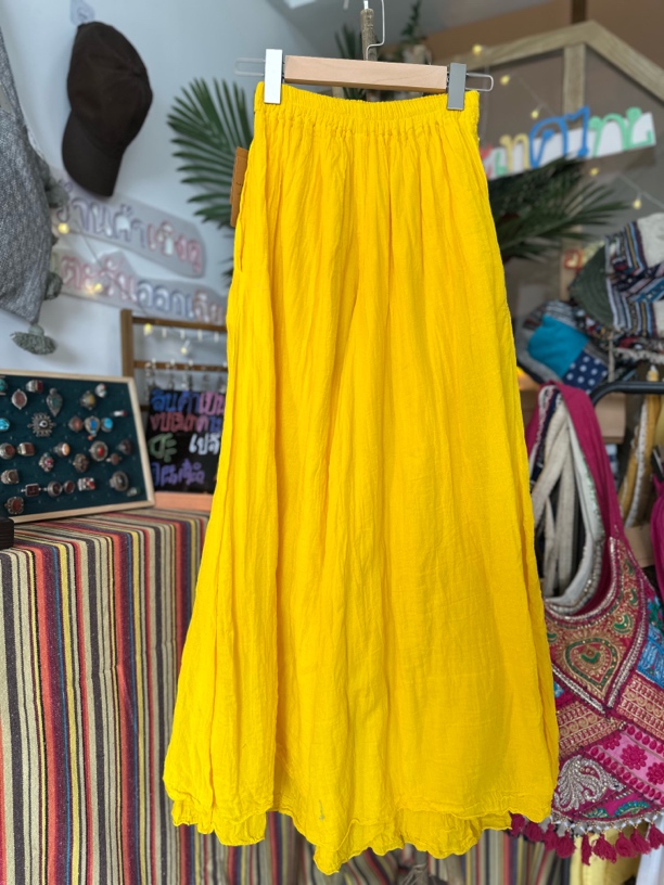 泰国生态棉双层糯叽叽阔腿裤