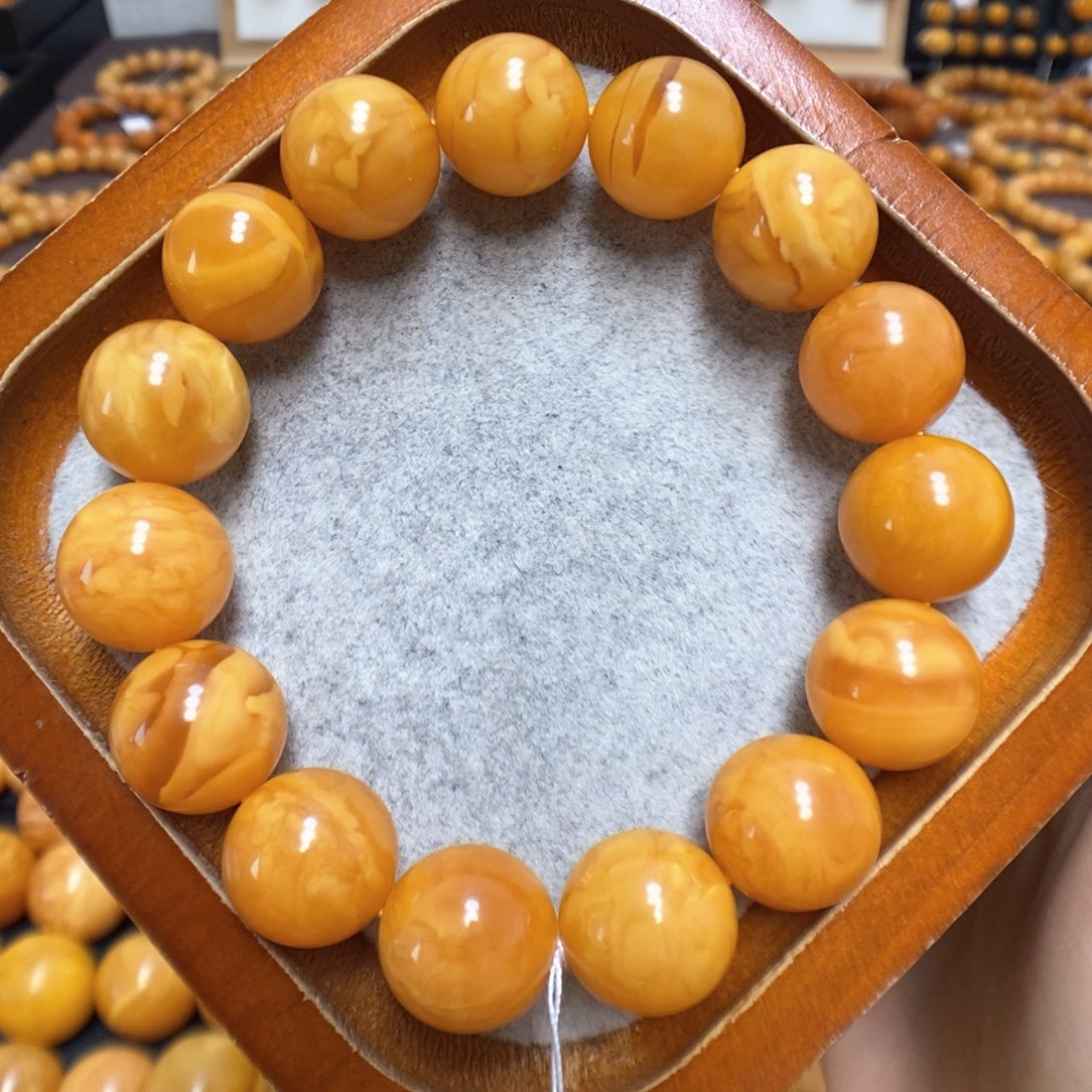 蜜蜡手链未镶嵌蜜蜡