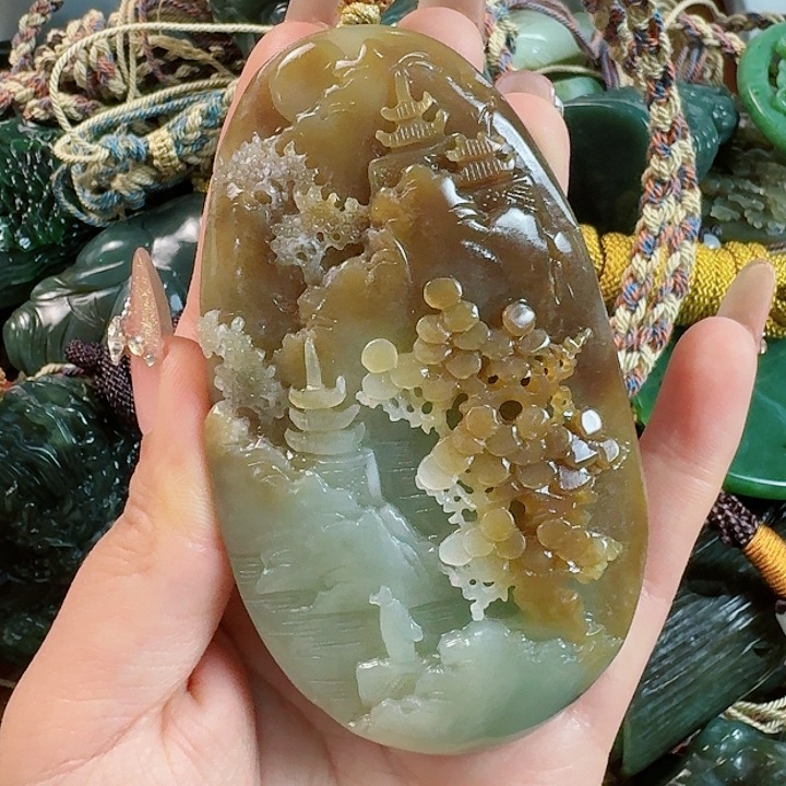 和田玉把件未镶嵌