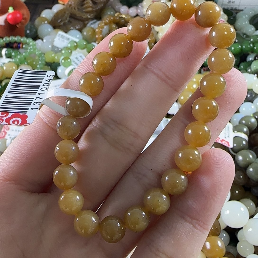 和田玉未镶嵌手链37