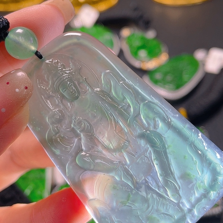 翡翠颈饰未镶嵌86，