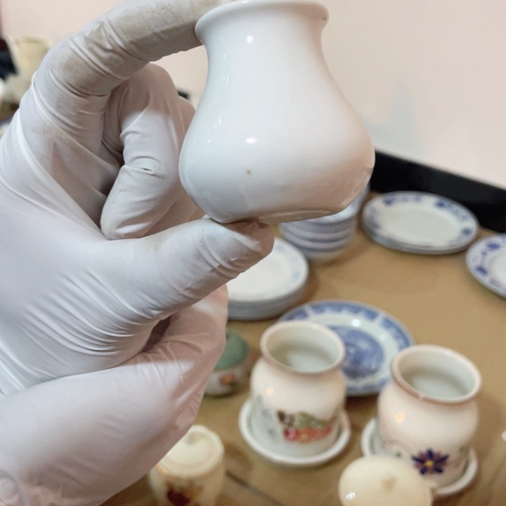 摆件陶瓷艺术品摆件八个