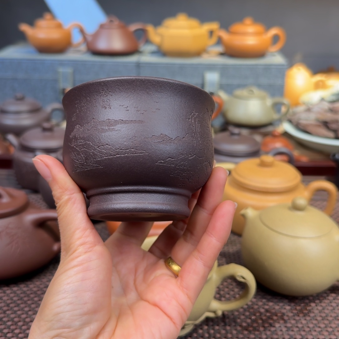 紫泥茶壶天青200毫升左右