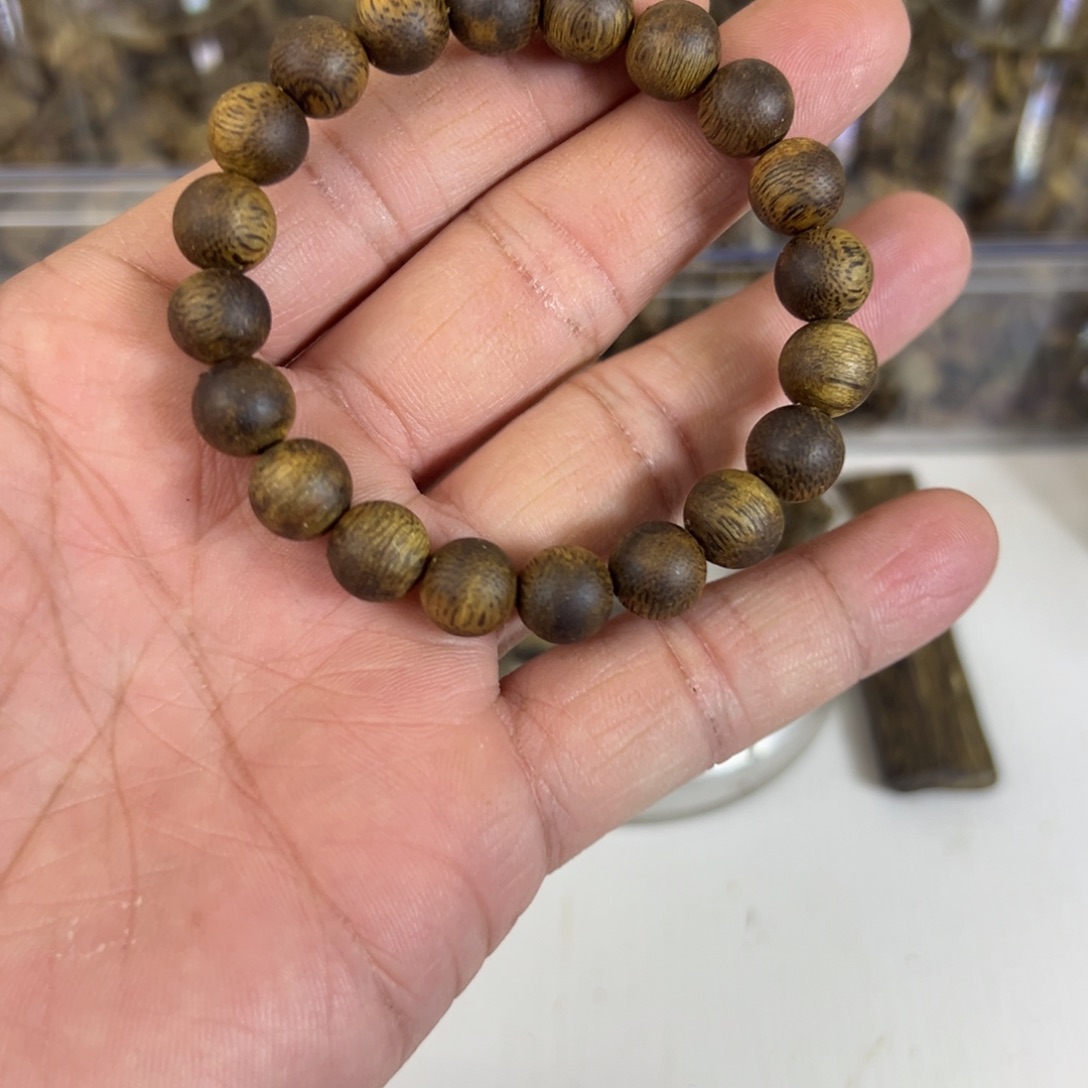 摆件沉香绿棋楠1.0规格单圈